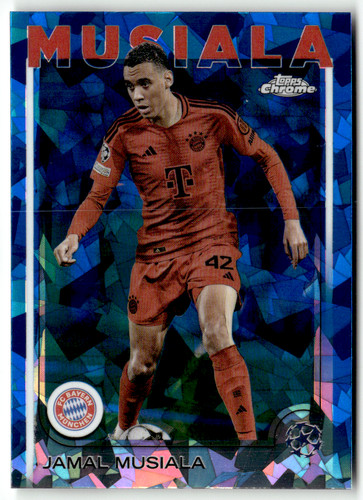 Jamal Musiala Chrome Sapphire Refractor