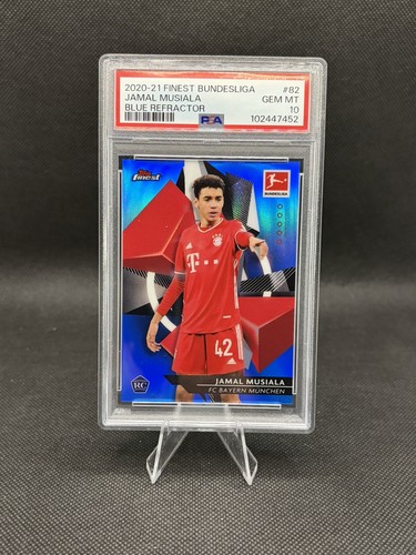 Jamal Musiala Finest Blue Refractor