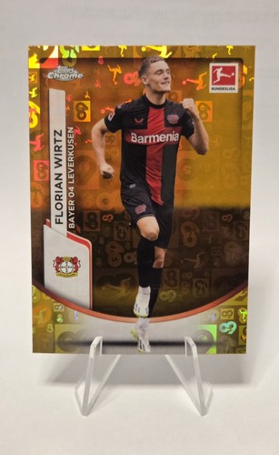 Florian Wirtz Chrome Bundesliga Gold