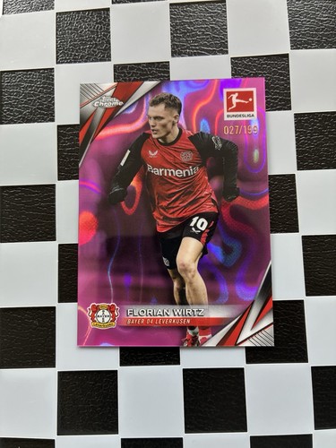 Florian Wirtz Chrome Bundesliga Pink