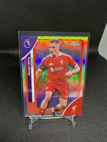Florian Wirtz Chrome Premier League Refractor