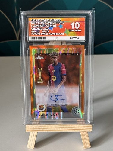 Lamine Yamal Chrome Orange Lava