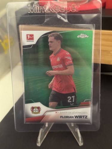 Florian Wirtz Chrome Bundesliga Green Refractor