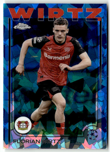 Florian Wirtz Champions League Chrome Sapphire Refractor