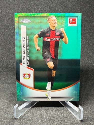 Florian Wirtz Chrome Bundesliga Aqua Prism Refractor