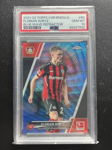 Florian Wirtz Chrome Blue Wave Refractor