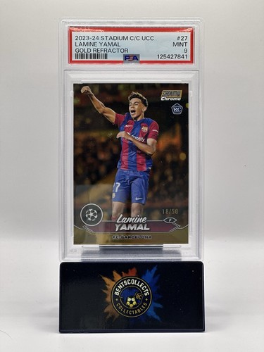 Lamine Yamal Stadium Club Chrome Gold Refractor