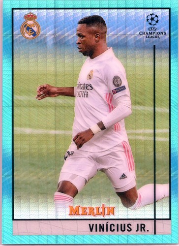 Vinicius Junior Merlin Chrome Aqua Refractor