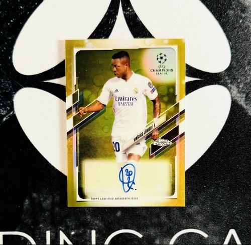 Vinicius Junior Merlin Chrome UCL Gold Bubbles