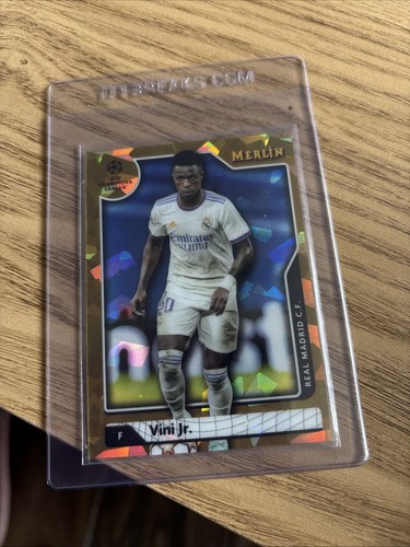 Vinicius Junior Merlin Collection Chrome UCL Gold Refractor