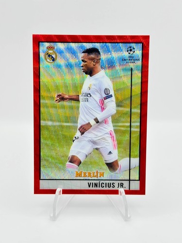 Vinicius Junior Merlin Collection Chrome Red Refractor