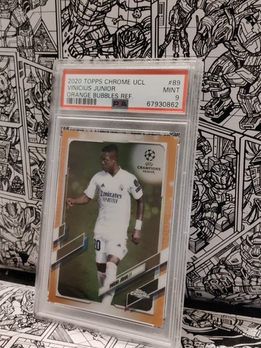 Vinicius Junior Chrome Orange Bubbles Refractor