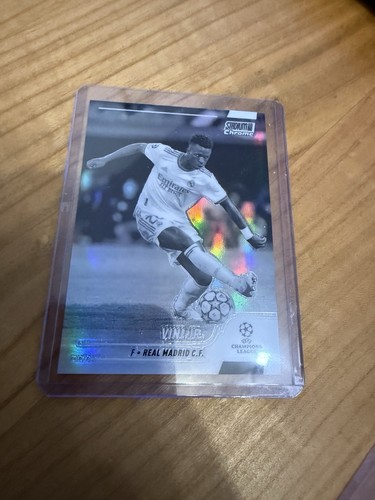 Vinicius Junior Stadium Club Chrome Black & White Refractor