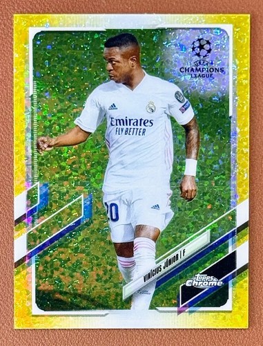 Vinicius Junior Chrome UCL Yellow Mini Diamonds