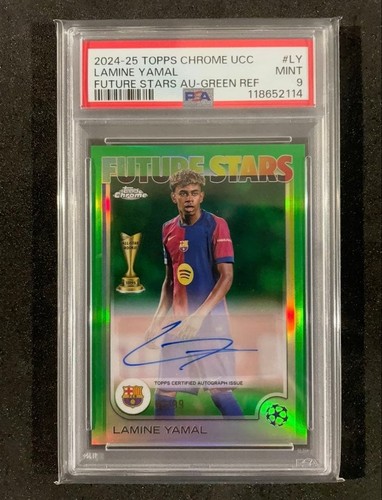 Lamine Yamal Chrome Green Refractor