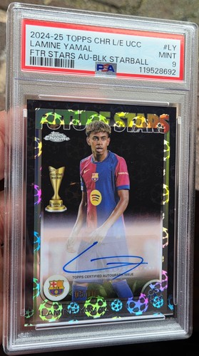 Lamine Yamal Chrome Black Starball