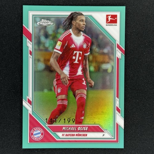 Michael Olise Bundesliga Chrome Aqua