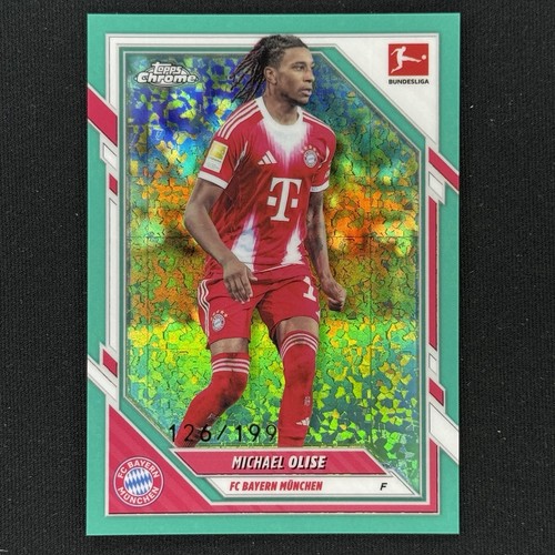 Michael Olise Chrome Aqua Mini Diamonds