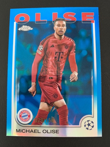 Michael Olise Chrome Blue Refractor