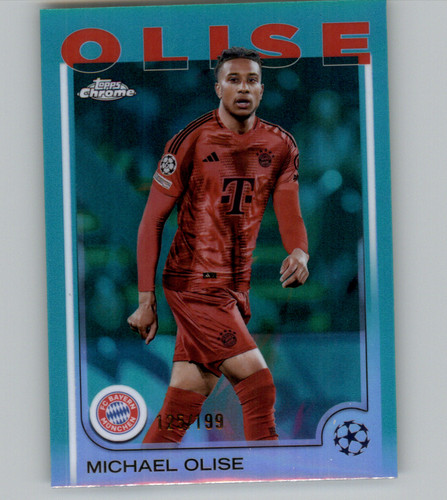 Michael Olise Chrome Aqua Refractor