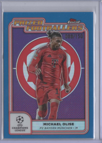 Michael Olise Finest Blue Refractor