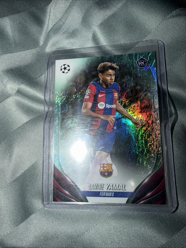 Lamine Yamal Chrome Aqua Refractor