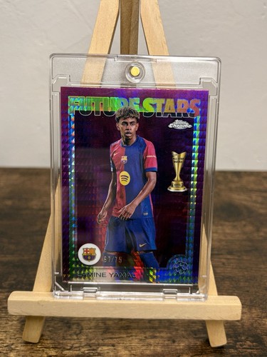 Lamine Yamal Chrome Magenta Prism Refractor