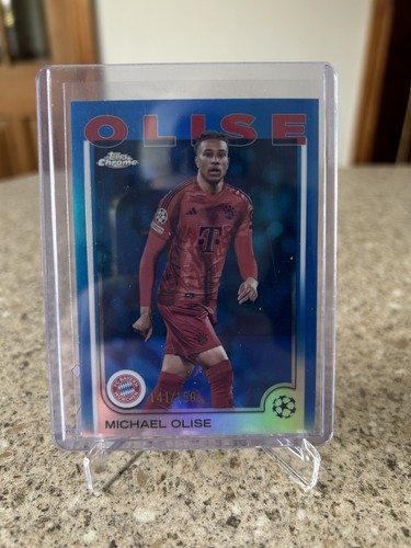 Michael Olise Chrome Blue Refractor