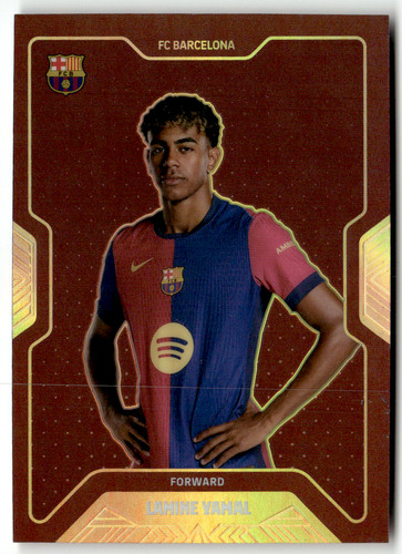 Lamine Yamal LaLiga Burgundy Refractor