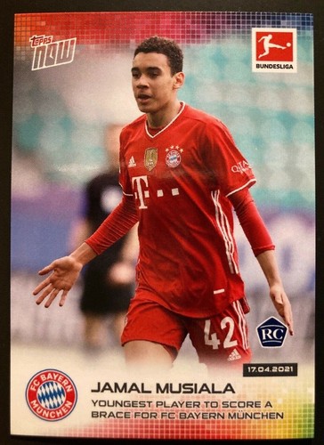 Jamal Musiala Topps Now Bundesliga 