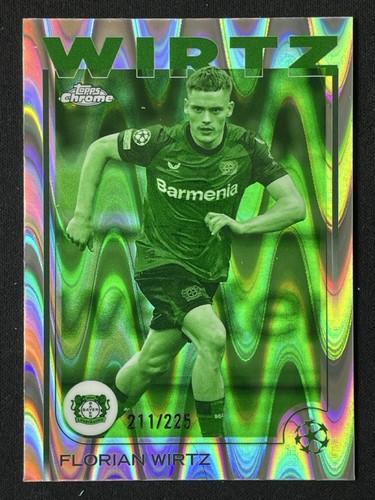 Florian Wirtz Chrome Blue Wave Refractor