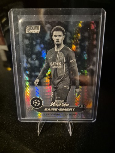 Warren Zaire-Emery Stadium Club Chrome Black & White