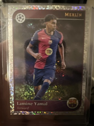 Lamine Yamal Merlin Chrome Mini Refractor Diamante