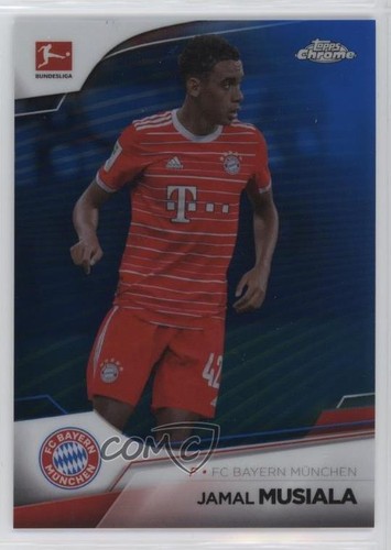 Jamal Musiala Chrome Blue Refractor