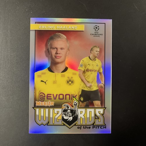 Erling Haaland Merlin Chrome Silver Refractor