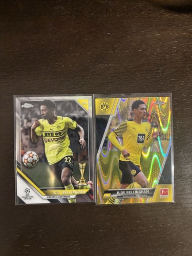 Jude Bellingham Chrome Yellow Refractor