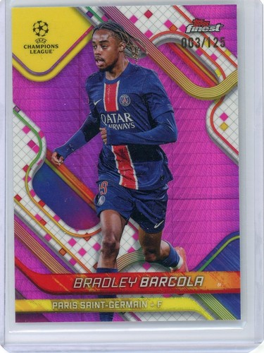 Bradley Barcola Finest Pink Prizm Refractor