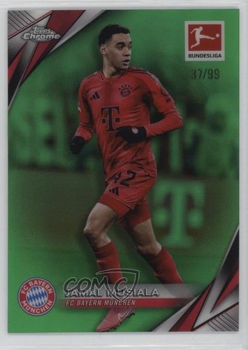 Jamal Musiala Chrome Green Refractor