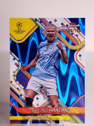 Erling Haaland Finest Blue Raywave Refractor