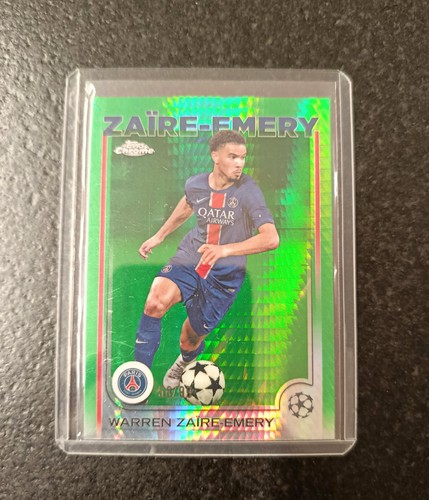 Warren Zaire-Emery Chrome Green Refractor