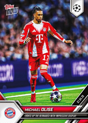 Michael Olise Topps Now 