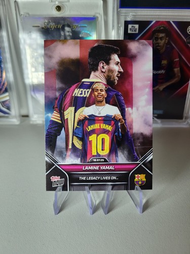 Lamine Yamal / Lionel Messi Topps Now 