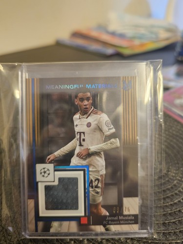 Jamal Musiala 2024 Topps Museum Blue /75