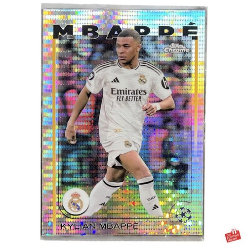 Kylian Mbappe Chrome Silver Pulsar Refractor