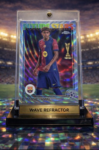 Lamine Yamal Chrome Wave Refractor