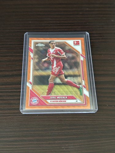 Jamal Musiala Chrome Bundesliga Orange Wave