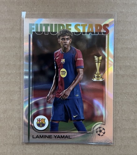 Lamine Yamal UCC Chrome Rainbow Foil Refractor
