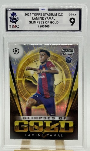 Lamine Yamal Stadium Chrome Gold Refractor