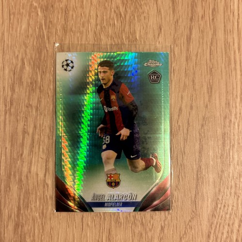 Angel Alarcon 2023 Topps Chrome Aqua Prizm