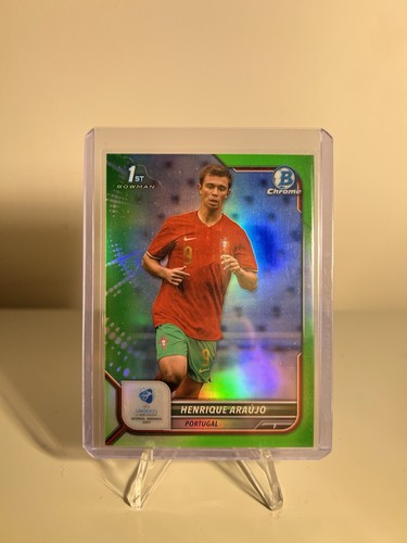 Henrique Araujo Topps Bowman Chrome Green /199